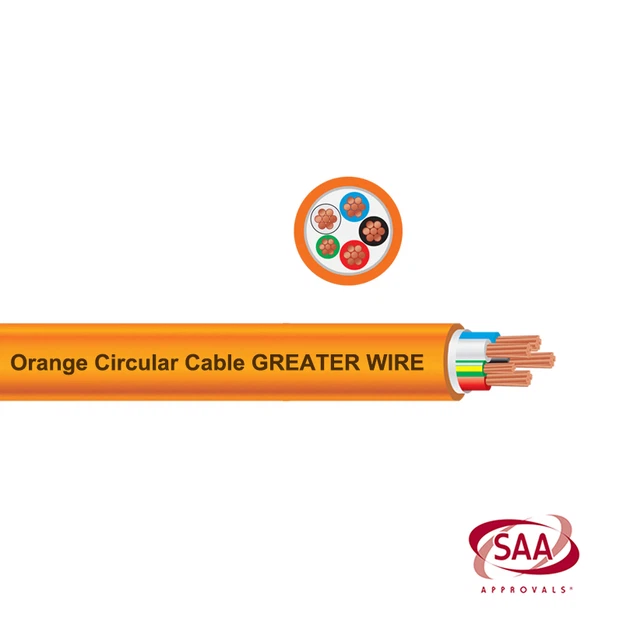 GERITEL WIRE orange circular cable GERITEL WIRE orange circular cable